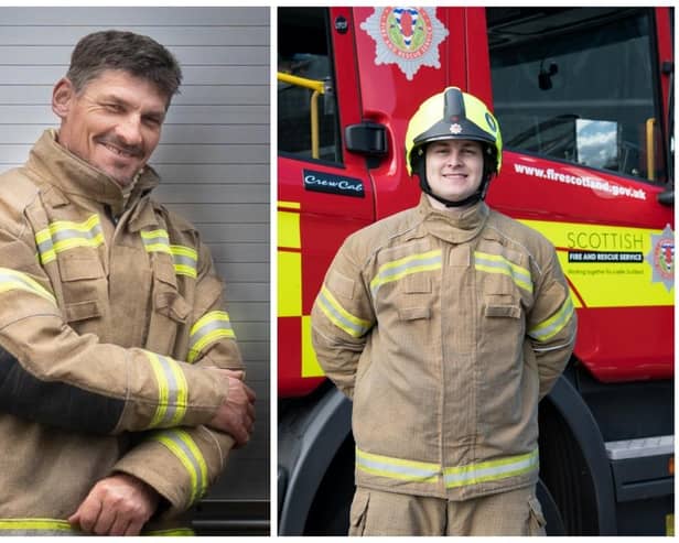 Rob Wainwright's son Alex follows in his father's footsteps to become a firefighter with Scottish Fire and Rescue Service (Scottish Fire and Rescue Service)