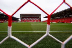 Pittodrie will have more than five and a half thousand for the visit of BK Hacken. (Photo by Craig Foy / SNS Group)