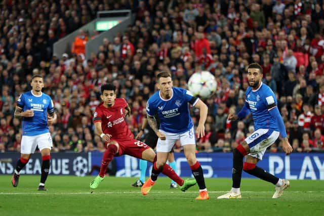 Rangers found it hard to live with Liverpool's intensity and quality at Anfield.