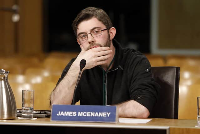 James McEnaney said teachers need the the space, time, and resources to properly implement Curriculum for Excellence. Picture: Andrew Cowan/Scottish Parliament