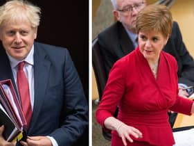 The poll favoured Nicola Sturgeon's handling of the pandemic over Boris Johnson