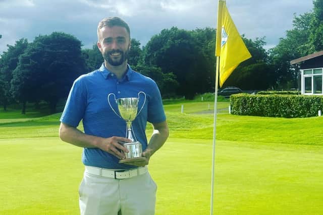Former Turnhouse member Mark Napier won the Stirling Golf Club championship at the first attempt. Picture: Stirling GC