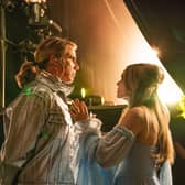 The Story of Fire Saga - Will Ferrell as Lars Erickssong, and Rachel McAdams as Sigrit Ericksdottir, star in the Eurovision-themed film. Picture: John Wilson/NETFLIX