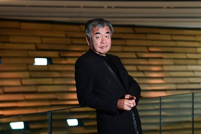 Japanese architect Kengo Kuma designed the V&A Dundee museum of design. Picture: John Devlin