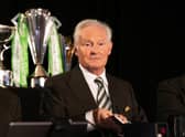 Outgoing Celtic chairman Ian Bankier attends his final AGM before stepping down at the end of the calendar year. (Photo by Craig Williamson / SNS Group)