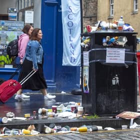 In 2022 litter piled up across the Scottish capital at the height of the Edinburgh festivals (Picture: Katielee Arrowsmith)