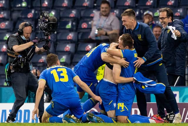 Ukraine played at Hampden last year, defeating Sweden at Euro 2020.