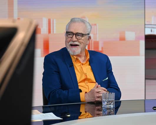 Actor Brian Cox, appearing on the BBC 1 current affairs programme, Sunday With Laura Kuenssberg
