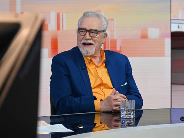 Actor Brian Cox, appearing on the BBC 1 current affairs programme, Sunday With Laura Kuenssberg