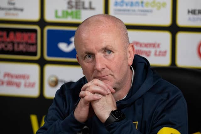 David Martindale hopes to use Livingston's 'horrific' pitch against Celtic (Photo by Paul Devlin / SNS Group)