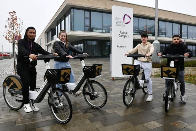 In November 2021 Forth Bike is launching a new station at Forth Valley College's Falkirk campus bring their total stations to 17