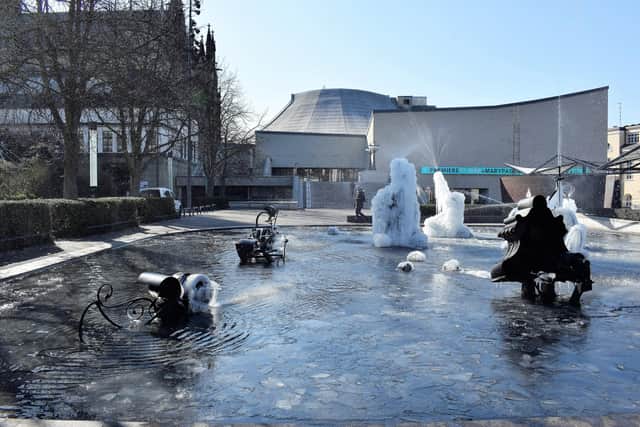 With its playful water dance, the Fasnacht fountain by Jean Tinguely on Theaterplatz is one of the city's most popular attractions. PIc: Contributed