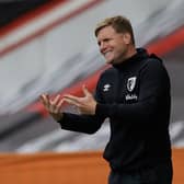 There are a number of moving parts that account for the hold-up in Eddie Howe's Celtic appointment (Photo by MATT DUNHAM/AFP via Getty Images)