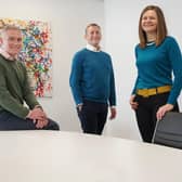 From left: David Ovens, chair of SIS Ventures; Alastair Davis, chief executive at Social Investment Scotland; and Jill Arnold, head of SIS Ventures. Picture: contributed.