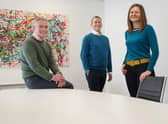 From left: David Ovens, chair of SIS Ventures; Alastair Davis, chief executive at Social Investment Scotland; and Jill Arnold, head of SIS Ventures. Picture: contributed.