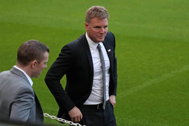 Newcastle United's newly appointed manager, Eddie Howe. (Photo by SCOTT HEPPELL/AFP via Getty Images)