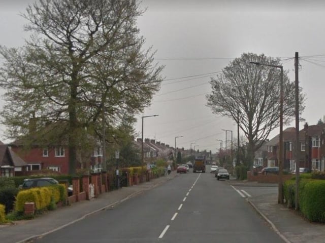 Racecourse Road in Swinton is on the list.