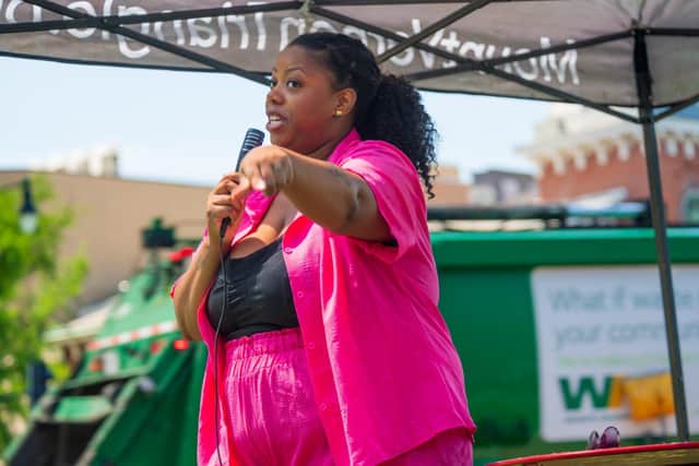 Ansa Edim performs in Washington, DC