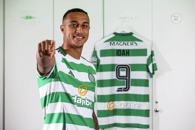 Irish international striker Adam Idah signs for Celtic on a five-year deal from Norwich City. (Photo by Craig Williamson / SNS Group)