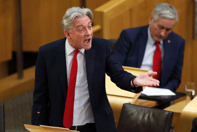 Labour leader Richard Leonard  wants more investment in Scotland