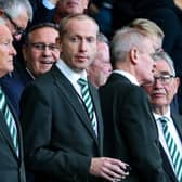 New permanent Celtic CEO Michael Nicholson (centre) has been praised by first-team manager Ange Postecoglou. (Photo by Alan Harvey / SNS Group)