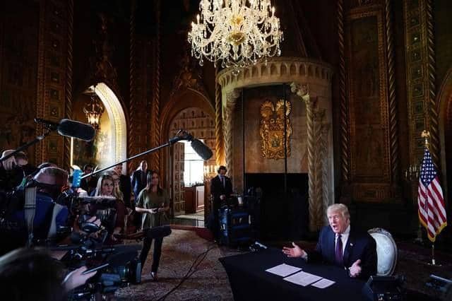 Donald Trump often used his Mar-a-Lago resort as a de facto seat of power during his presidency. Picture: Mandel Ngan/AFP/Getty