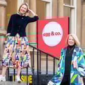 From left: Egg founder Kylie Reid with Leah Hutcheon of partner organisation Appointedd. Picture: Julie Howden.