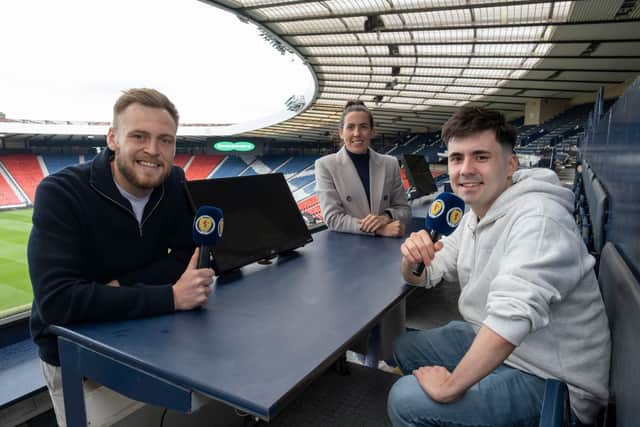 Sam Smith, Leanne Crichton and Andrew Morrison.