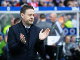 Michael Beale was delighted with his team's performance at Ibrox against Celtic.