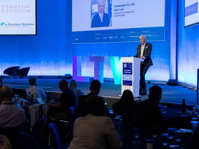 'Our working life is so digital and increasingly so... we should grasp the opportunity and transform it to the benefit of everyone,' says Estonian ambassador to the UK Viljar Lubi, who is speaking at the Digital Scotland event. Picture: Aidan Synnott.