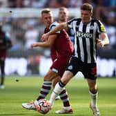 Elliot Anderson during Newcastle's match against West Ham last weekend.