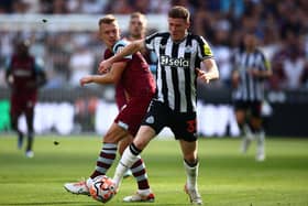 Elliot Anderson during Newcastle's match against West Ham last weekend.