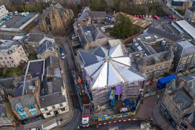 The Tapestry of Scotland Centre is expected to become a major new visitor attraction for the Borders when it opens next year.