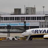 Prestwick Airport was bought by the Scottish Government for a nominal £1 in 2013 to save it from closure. (Photo by Robert Perry/Getty Images)