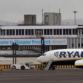 Prestwick Airport was bought by the Scottish Government for a nominal £1 in 2013 to save it from closure. (Photo by Robert Perry/Getty Images)