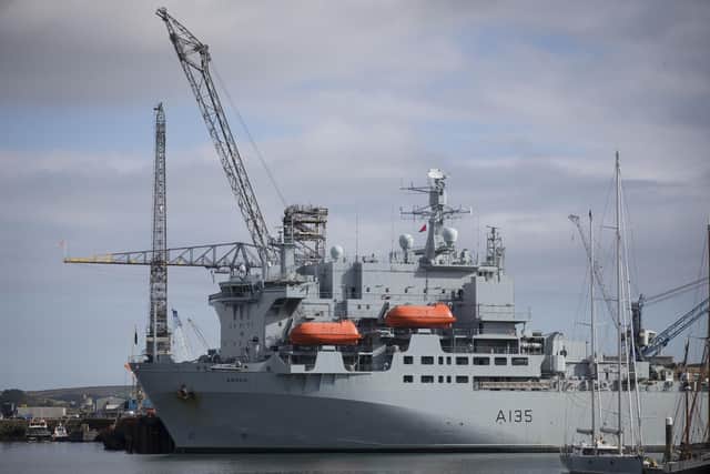 RFA Argus which is being sent to the Middle East