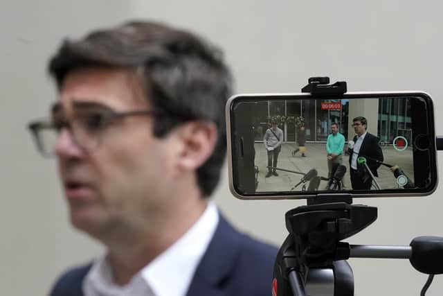 Mayor of Greater Manchester Andy Burnham said he expects to speak to Nicola Sturgeon on Wednesday.