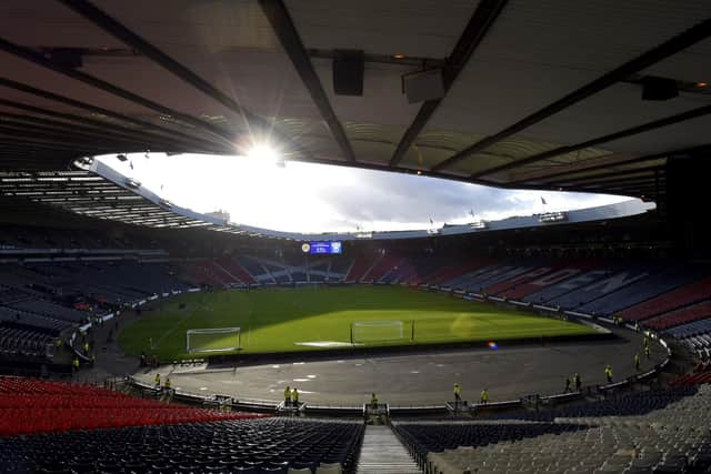 Scotland fans have been given Euro 2020 encouragement after Nicola Sturgeon declared optimism that there would be a "reasonably good number" of supporters at Hampden Park, Glasgow (Photo: Ian Rutherford/PA Wire).