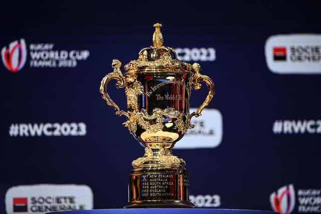 The Rugby Union World Cup trophy, the Webb Ellis Cup, will be played for in the United States.