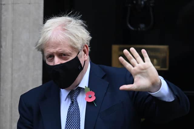 Boris Johnson's priorities have been exposed by his government's decisions over support for businesses during the Covid lockdowns (Picture: Daniel Leal-Olivas/AFP via Getty Images)