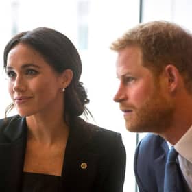 Prince Harry, Duke of Sussex and Meghan, Duchess of Sussex attend the WellChild awards at Royal Lancaster Hotel in London. Picture: Victoria Jones - WPA Pool/Getty Images