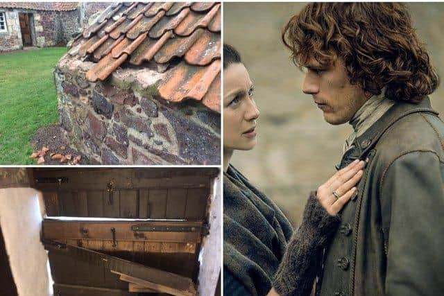 After vandals struck Preston Mill's historic roof and door in 2020,. Outlander star Sam Heughan praised a fundraising effort to repair the mill's wheel. Picture: National Trust / Starz