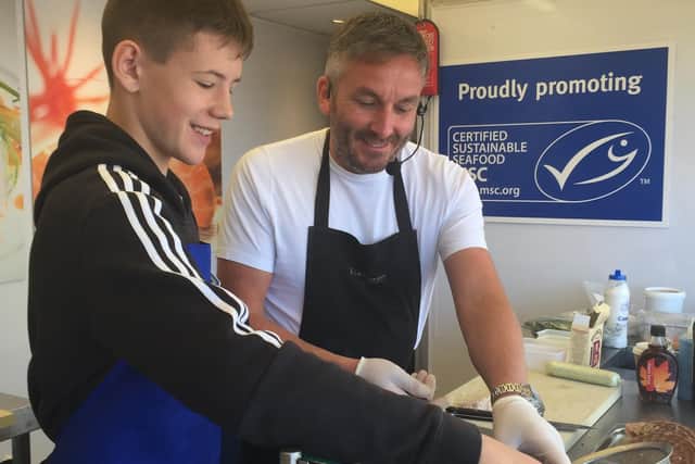 Top chef Kevin Dalgleish will be sharing his seafood cookery skills at SeaFest.