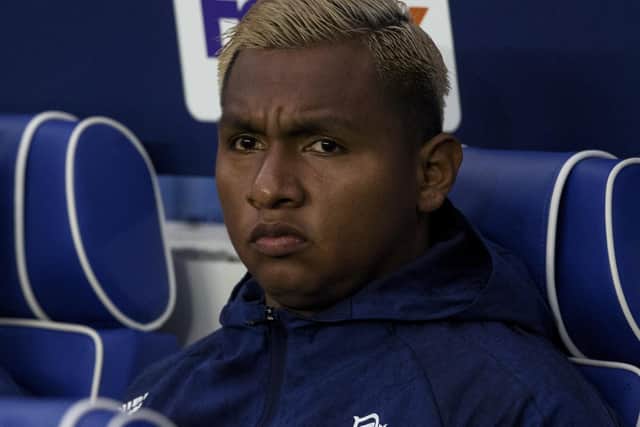 Alfredo Morelos' Rangers future in uncertain after he was dropped from the first-team squad.  (Photo by Craig Williamson / SNS Group)