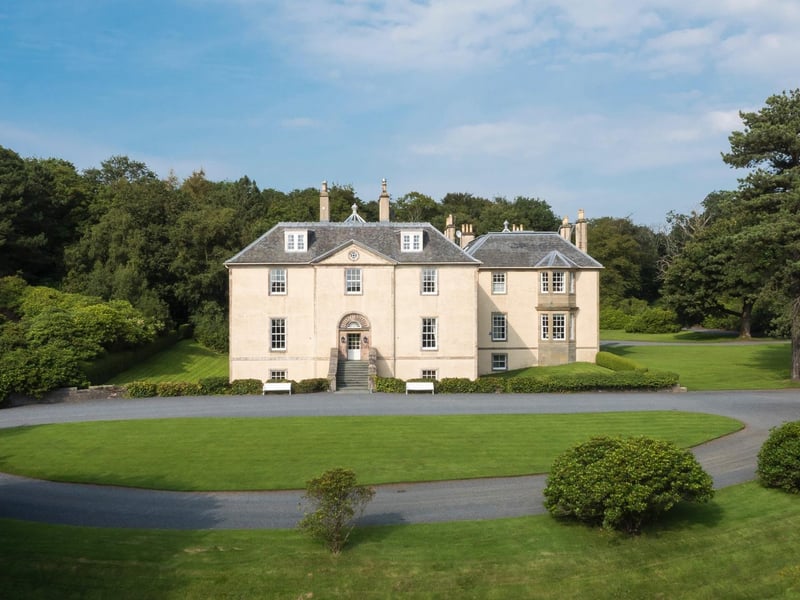 This luxurious country house is situated on the Ayrshire coastline. It sleeps up to 20 people, with prices starting from £2,900 per night, www.hillhouse.co.uk Pic:Janet Murray