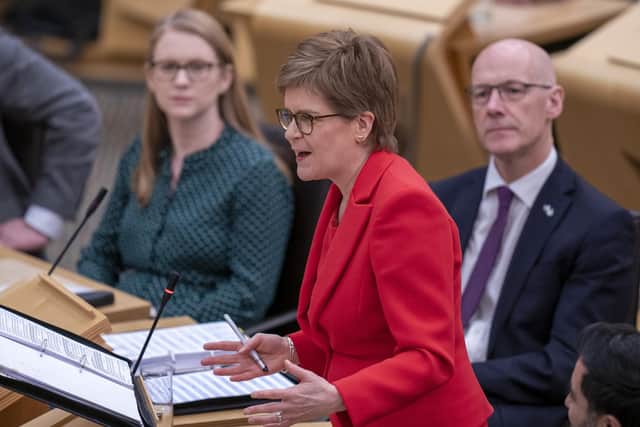 First Minister Nicola Sturgeon has been accused of “cherry-picking” expert views after she appeared to dismiss Ms Alsalem’s concerns at First Minister’s Questions on Thursday