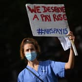 Unison members will begin two days of campaigning for a "significant pay rise" of at least £2,000 on Tuesday (Picture: Justin Tallis/AFP via Getty Images).