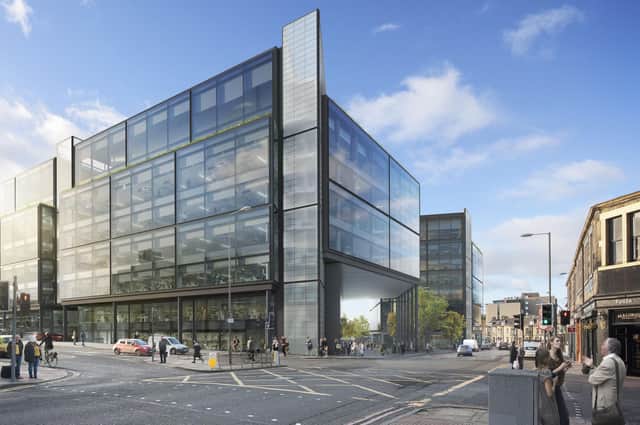 An artist impression of the new offices at the Haymarket Edinburgh development which investment firm Baillie Gifford announced during the summer that it was planning to move to.