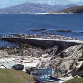 The jetty at Hushinish in Harris with boats bound for Scarp in the background. PIC: Dr Mary Gilham Archive Project/Creative Commons