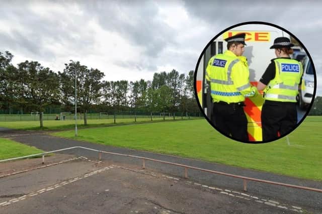 On Saturday, February, 27, three men were attacked and stabbed in Greenfield Park football pitches on Duror Street, Glasgow.